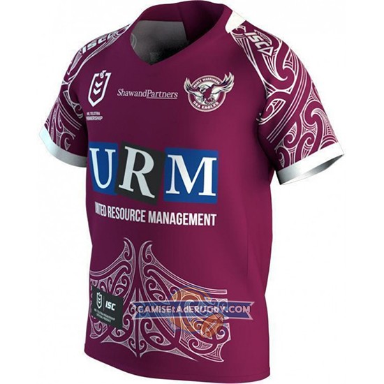 Camiseta Manly Warringah Sea Eagles Rugby 2019 Maori